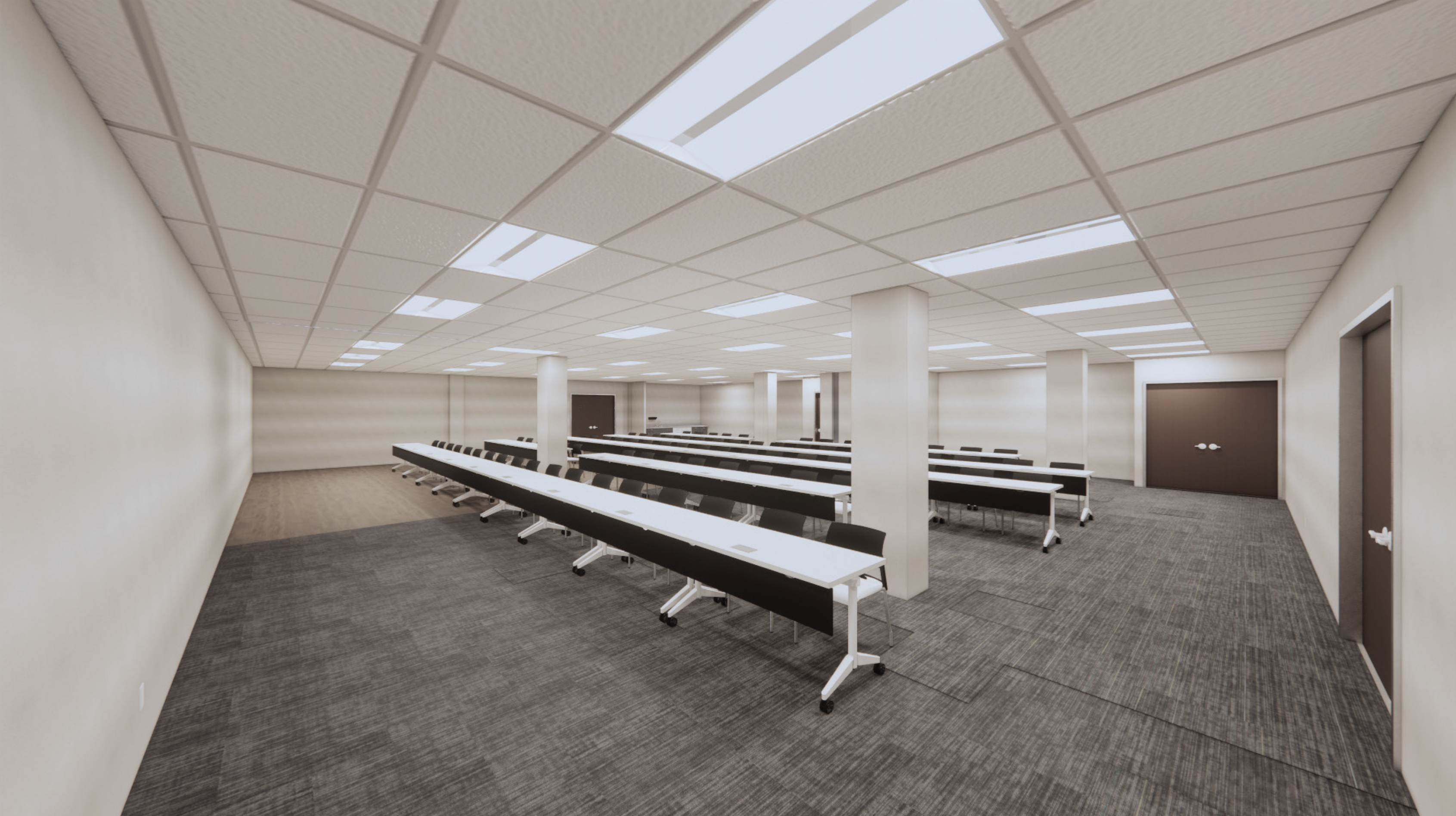 Rendering of the Community Room Renovation