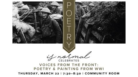 Poetry is Normal Presents: Voices from the Front