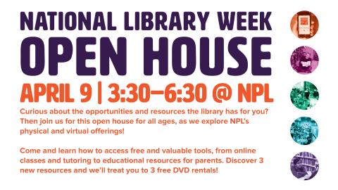 National Library Week Open House