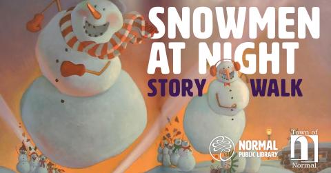 Snowmen at Night Story Walk
